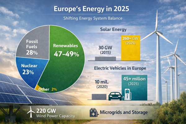Energy statistics for Europe, 2025